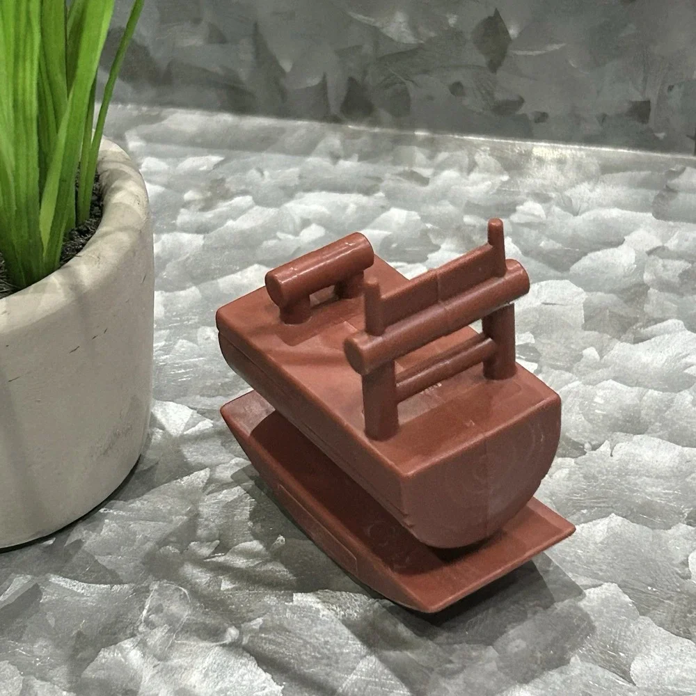 Vintage Bandai 1986 Maple Town Park Set Brown Rocking Horse Toy